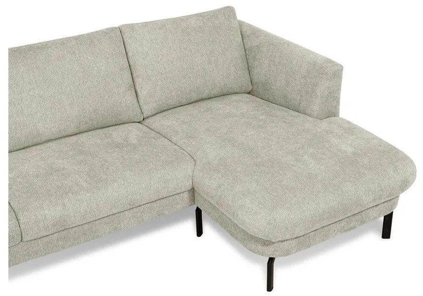 Világosszürke sarokkanapé (jobb oldali) Gomero – Scandic