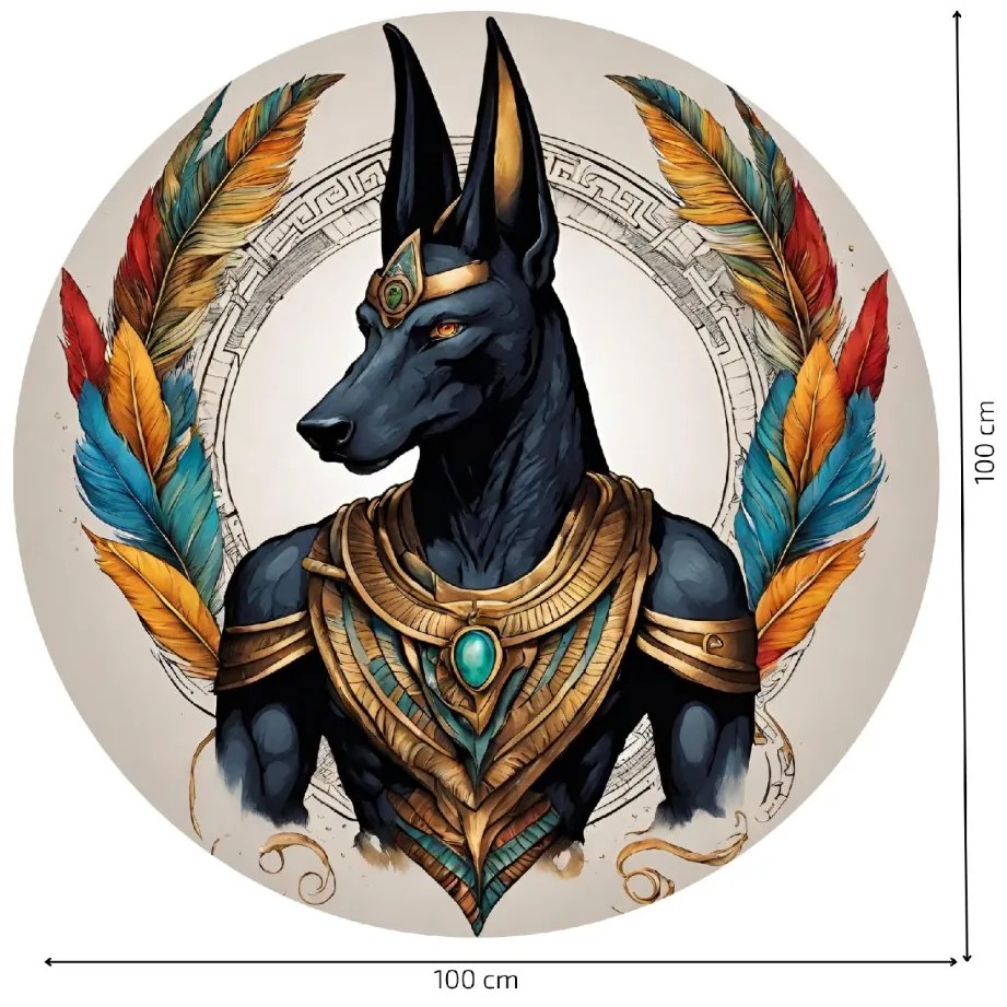 PIPPER. Kör alakú falmatrica "Anubis" Méret: 100cm