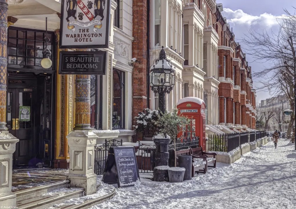 Poszter 29,7x21cm Maida Vale a hóban, Assaf Frank