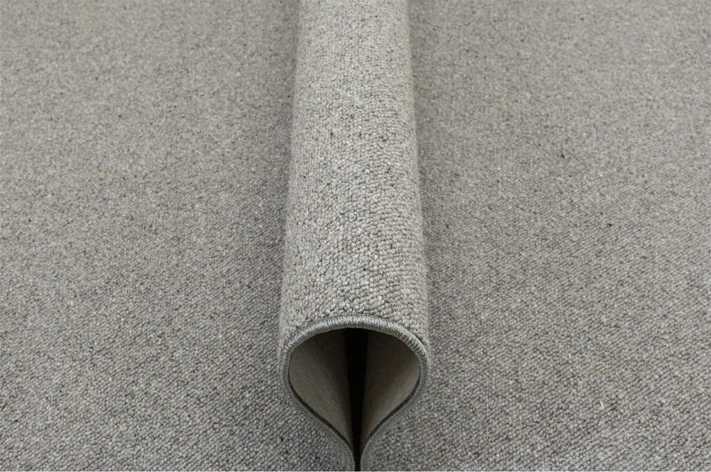 Gyapjúszőnyeg Szürke Természetes Divatos Nappaliba Nelson 200x200 cm