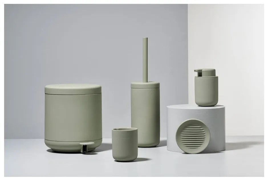 Világoszöld porcelán szappantartó Ume – Zone