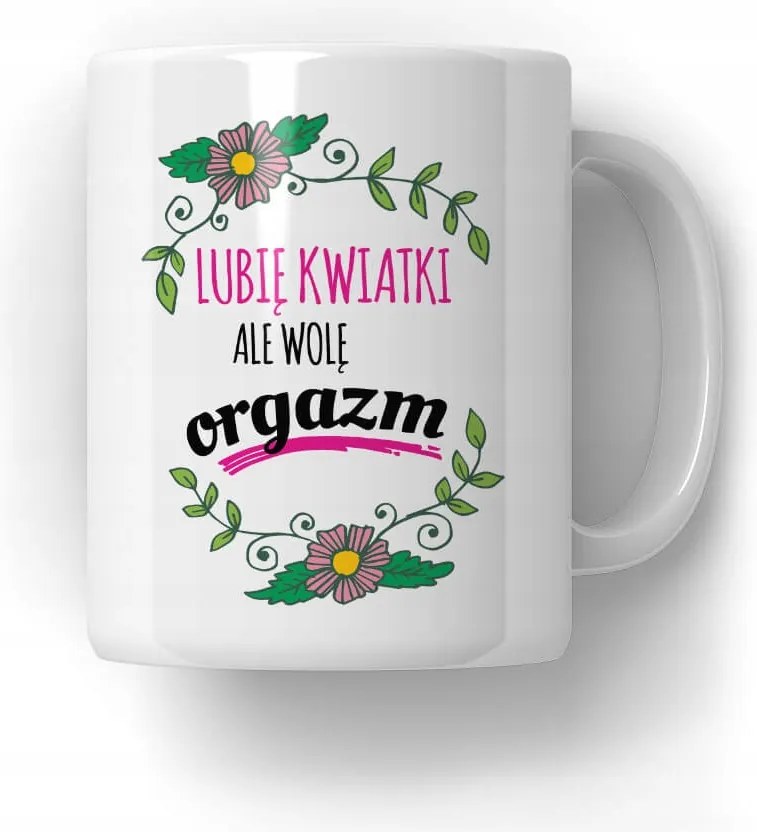 Bögre Szeretem a virágokat Ajándék Lány Feleség Barátnő