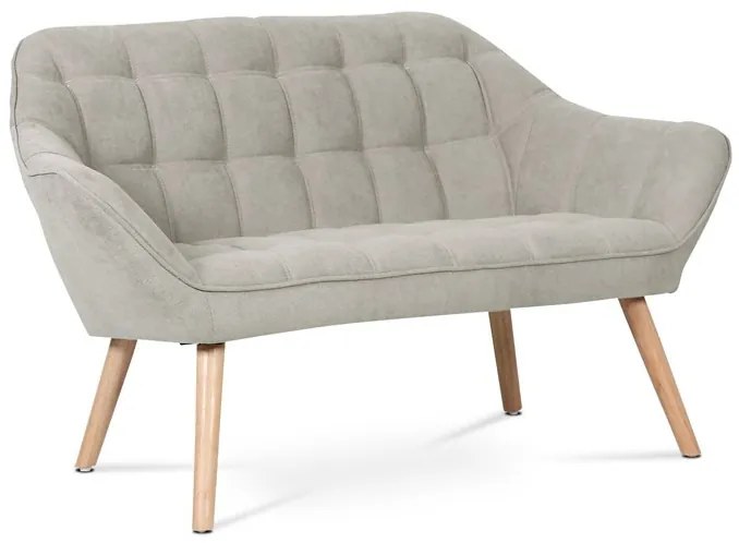 Kétszemélyes Kanapé, Ezüst Szövet. AK-322 SIL2