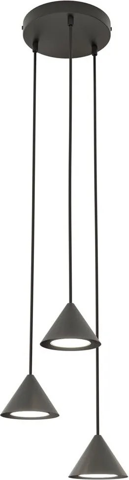 Emibig modern függeszték elit fekete emi1330/3prem