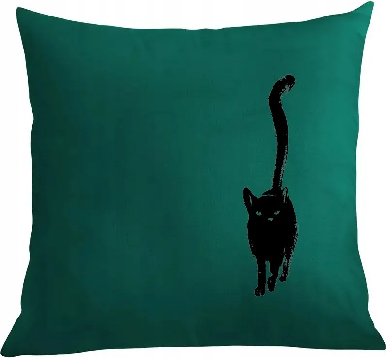 Párna párnahuzat Macska az oldalán