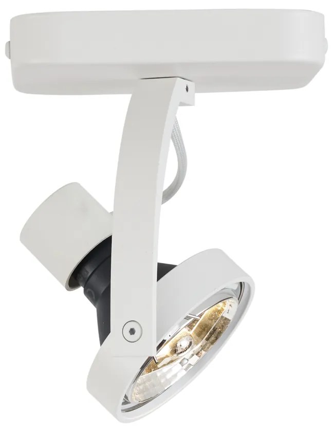 Design mennyezeti spotlámpa fehér GU10 70mm forgatható és dönthető - Vo