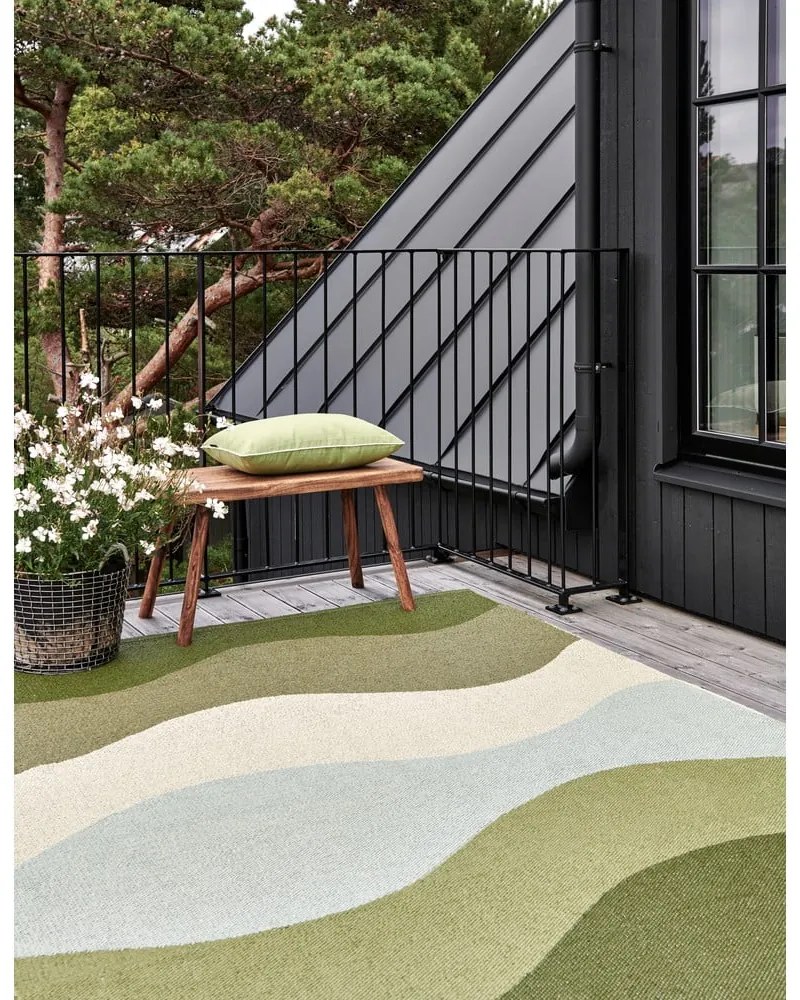 Zöld kültéri-beltéri szőnyeg 180x230 cm Urvi Woods – Pappelina