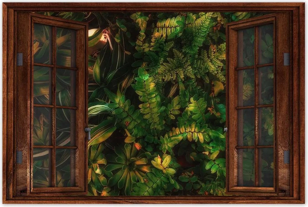 Poszterek 120x80 Trópusi levelek Levelek