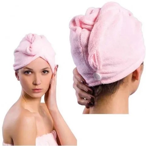 Hajturbán törölköző gyerekeknek - sárga