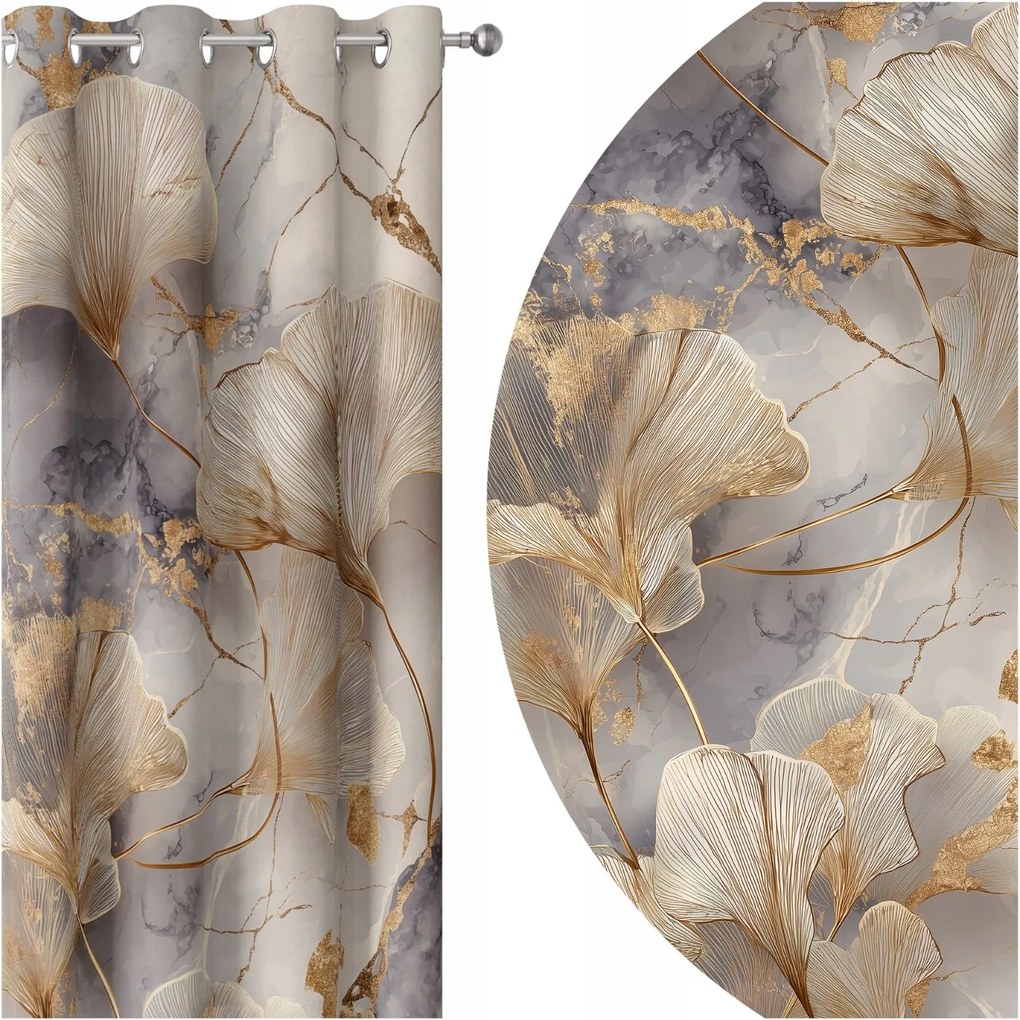 Kész Függöny Átvezető 140X250 Függöny Virág Mintás 432