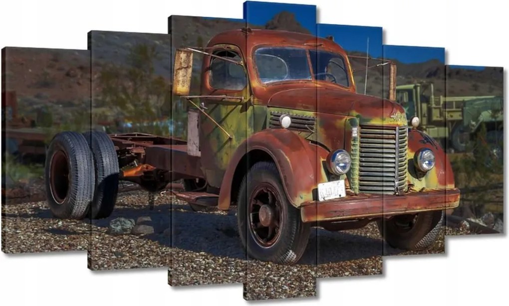 Festmények 140x80 Amerikai teherautó