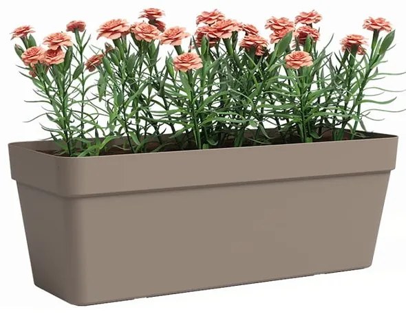 Újrahasznosított műanyag önöntözős láda 50 cm Capri – Artevasi