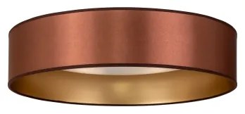 Duolla - LED Mennyezeti lámpa ROLLER LED/24W/230V átm. 45 cm réz/arany