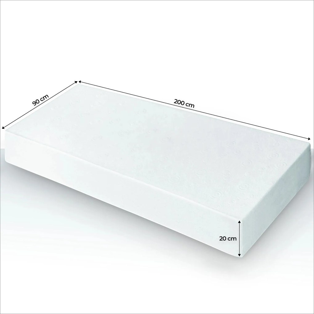 Táskarugós matrac Horno 7 200x90 (H3/H4). Akció -22%. 1119288