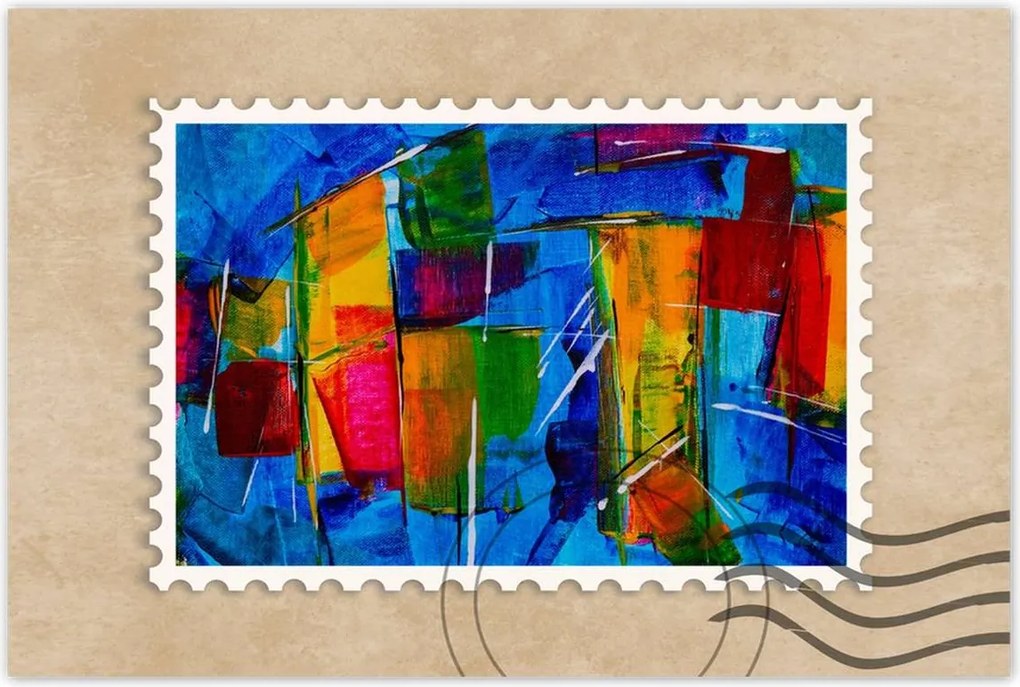 Poszterek 60x40 Absztrakt Sárkány