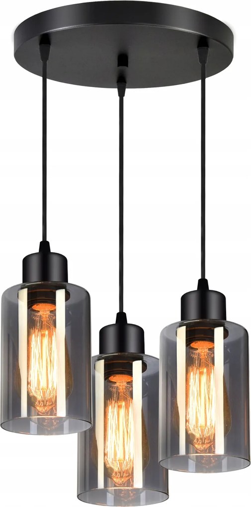 Függő lámpa Csillár Plafon Üveg Led Csövek