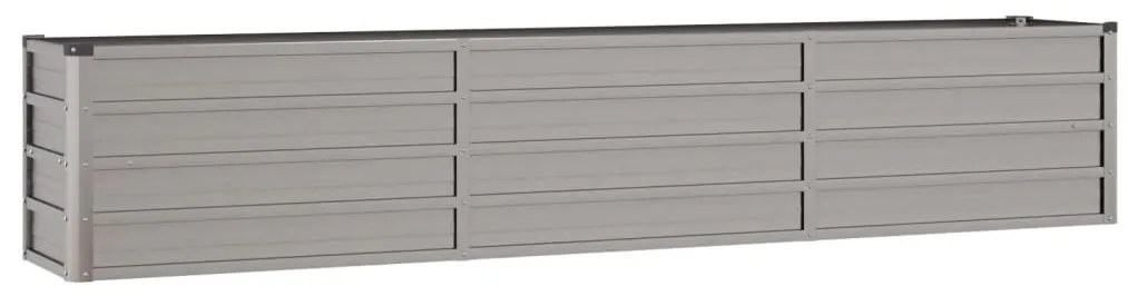 Rozsda színű corten acél kerti magaságyás 240 x 40 x 45 cm