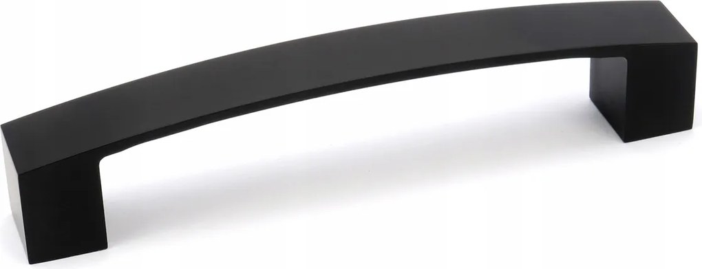 Bútorfogantyú Egyenes Fém Fekete Matt Távolság 128 MM DU10 UA10