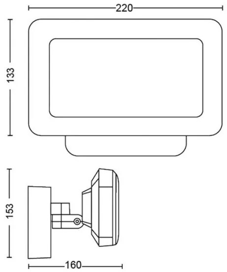 Philips 17435/30/P7 -LED RGB Kültéri reflektor Hue DISCOVER 2xLED/15W/230V IP44