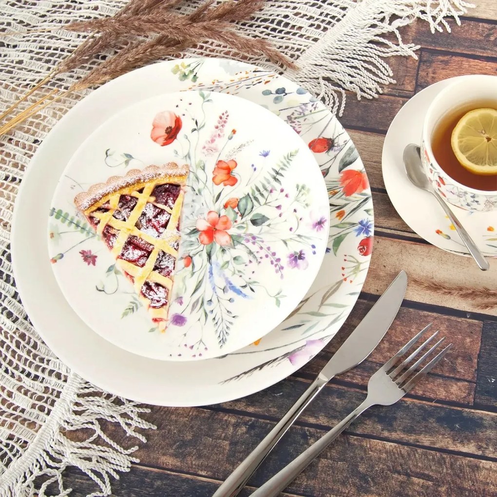 Orion porcelán desszert tál, mák, átmérő 20,5 cm