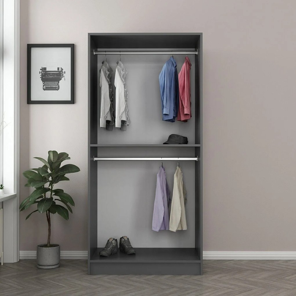 Nisa gardróbszekrény, 90 cm – TR506MNR4203