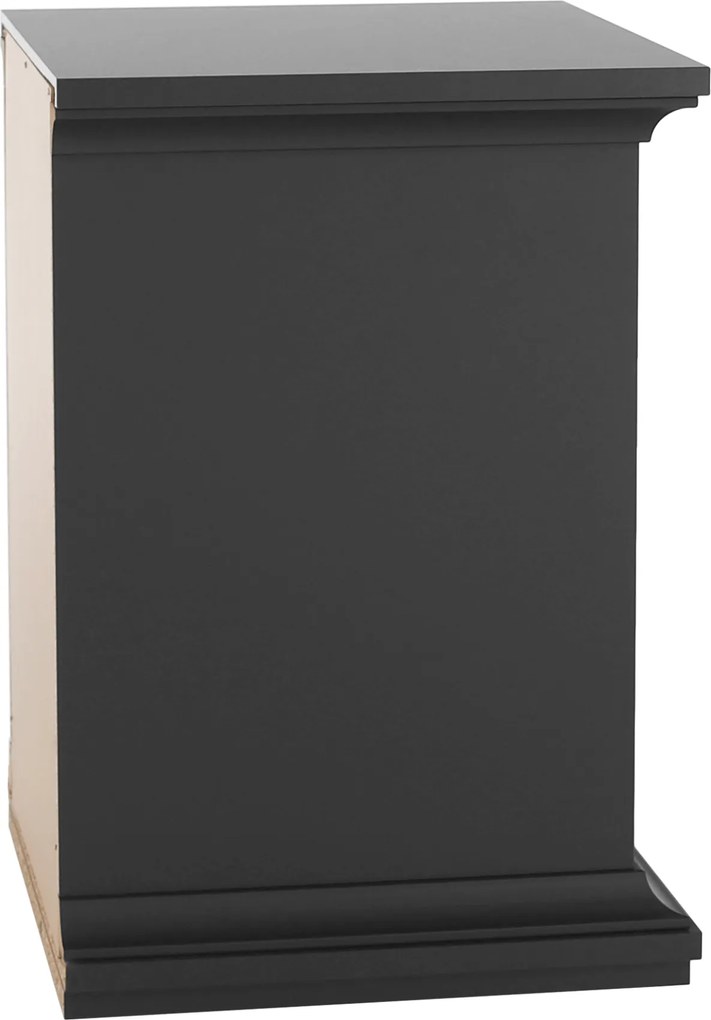 Éjeliszekrény, szürke, PARIS 70302