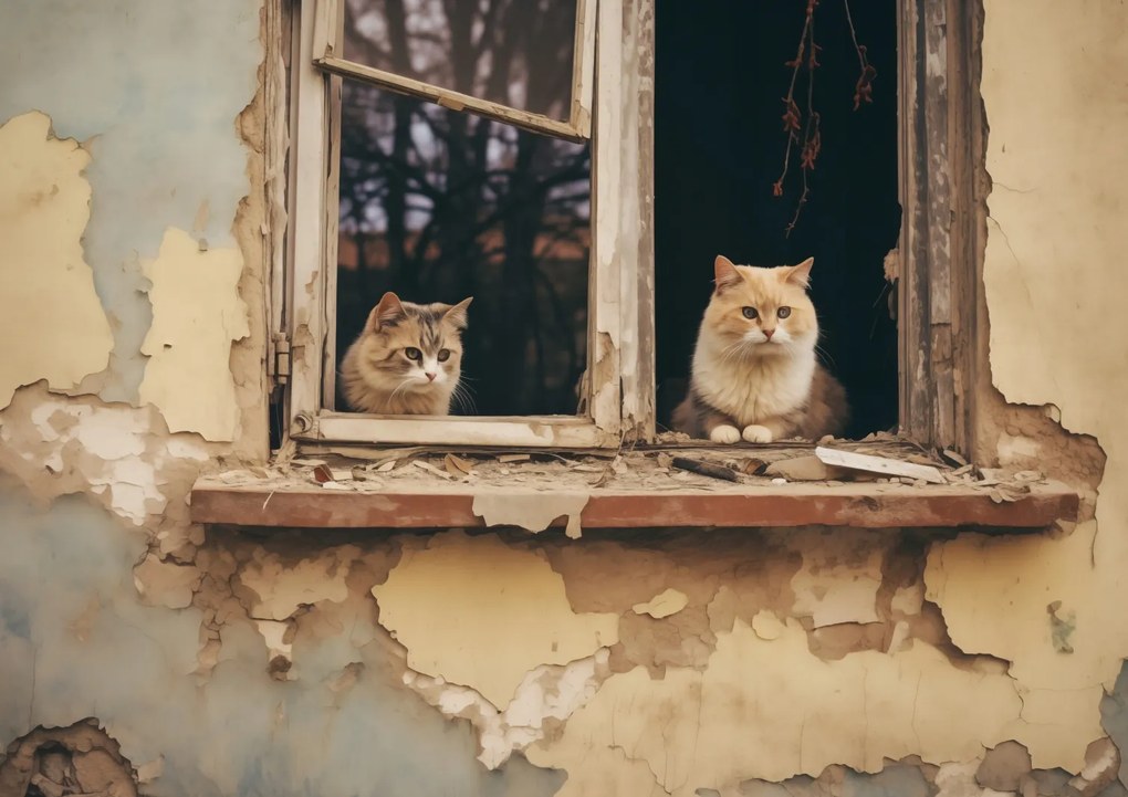 Poszter 84,1x59,4cm Megmentett szépség a romokban