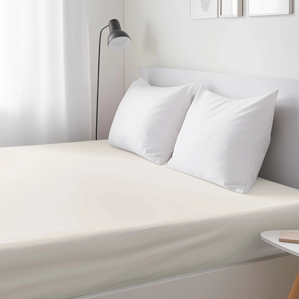 Goldea pamut gumis lepedő - elefántcsont 90 x 200 cm