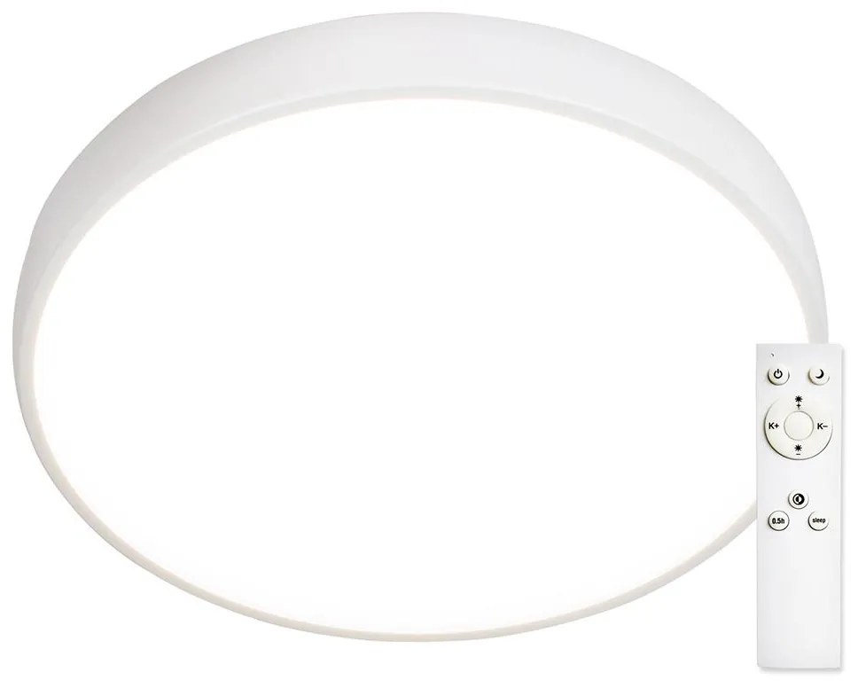 Top Light Top Light Metal 40B + távirányító - LED Dimmelhető mennyezeti lámpa LED/51W/230V + távirányító fehér TP1613