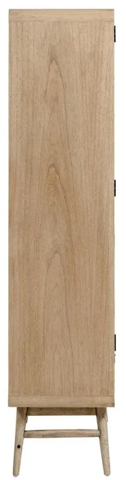 Natúr színű mindifa ruhásszekrény 90x175 cm Nalu – Kave Home