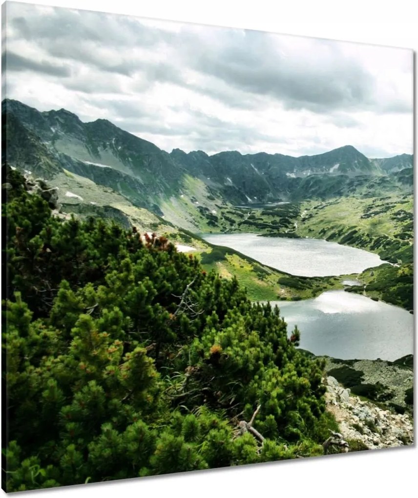 Vászonkép 80x80 Tátra Völgy 5 tó