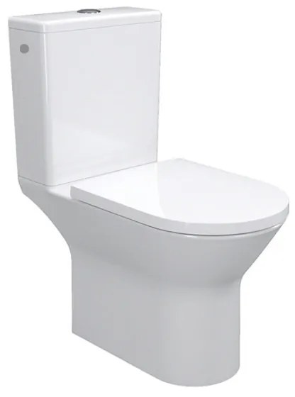 AREZZO design VERMONT peremnélküli kombi wc alsó/hátsó kifolyású