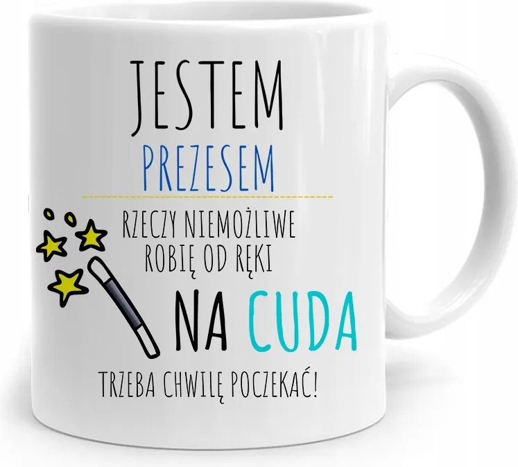 Az Elnök-vezérigazgató Számára Bögre Én Vagyok Az Elnök, fényképes nyomtatással