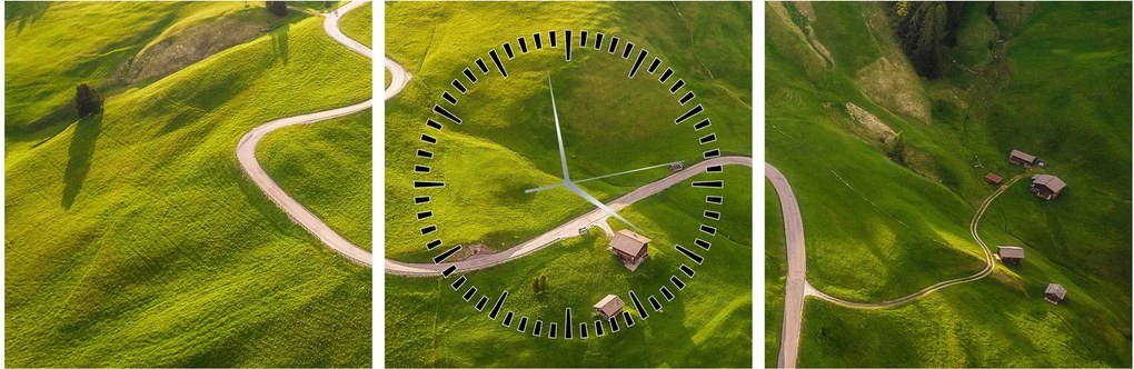 Kép - Plateau Meadow (órával) (90x30 cm)