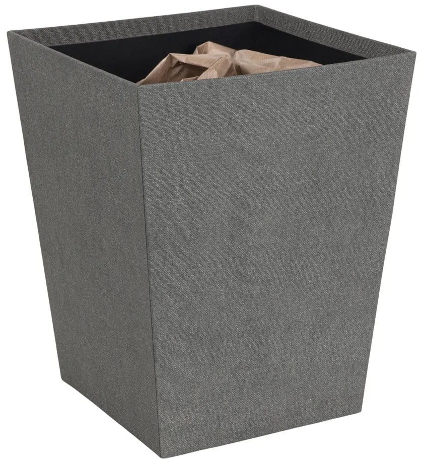Szürke irodai szemetes Sofia Canvas Paper Laminate – Bigso