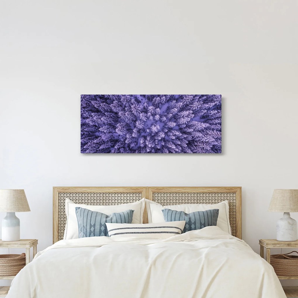 Havas fák képe (120x50 cm)