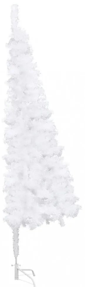 fehér PVC sarok műkarácsonyfa 240 cm