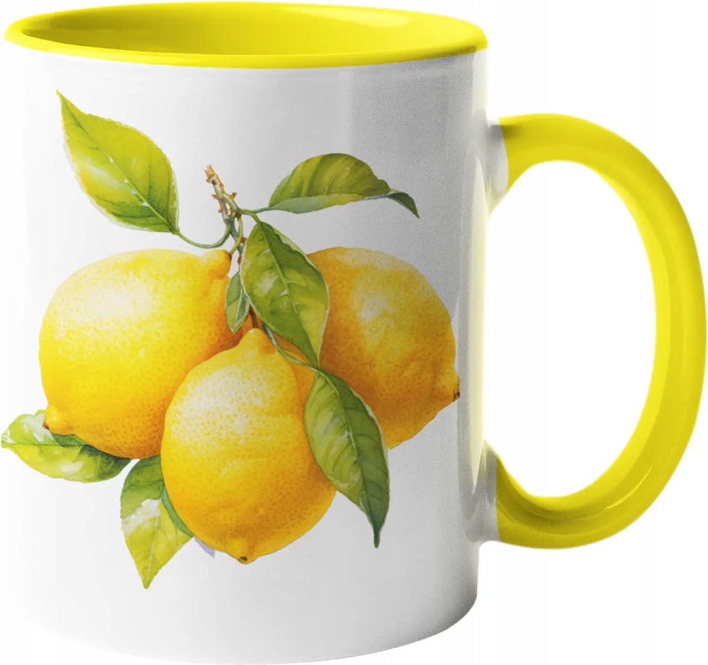 Csodálatos Bögre Zamatos Szicíliai Citrom Kerámia 330ml.