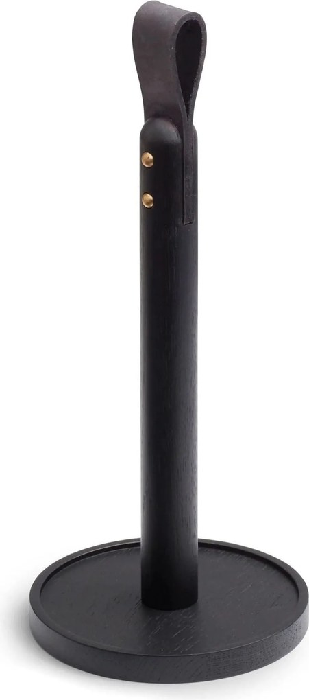 Skagerak Norr Papírtörlő Tartó Bőrfogantyúval Fekete