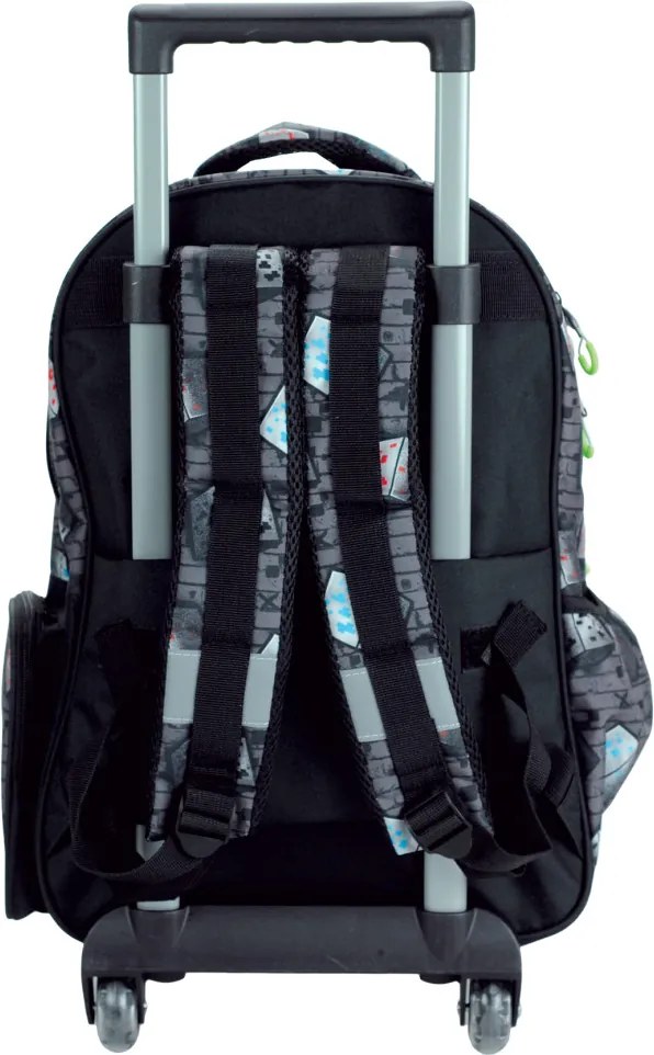 Minecraft Metro Art Blast gurulós iskolatáska, táska 46 cm