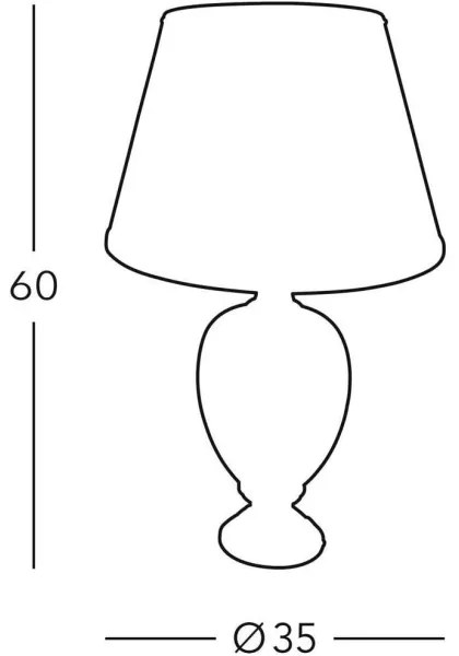 Kolarz 780.70 - Asztali lámpa GIARDINO 1xE27/100W/230V