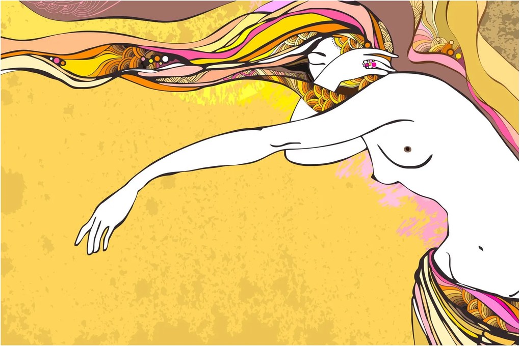 Kép - Lány (90x60 cm)