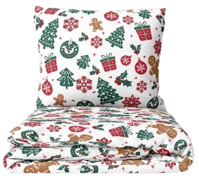 Pamut ágyneműhuzat MERRY MOOD fehér Ágyneműhuzat mérete: 70 x 90 cm | 140 x 200 cm