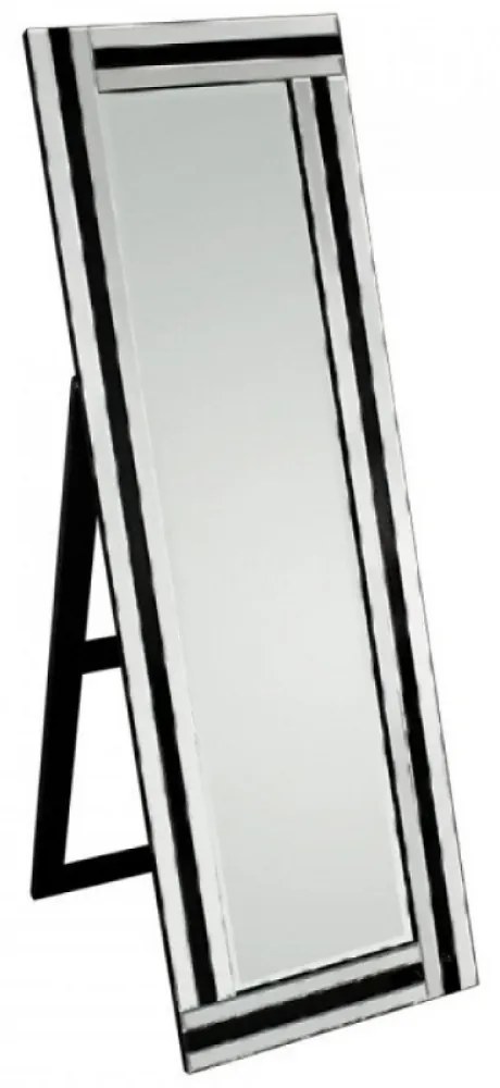 Contessa Black állótükör 50x150 cm