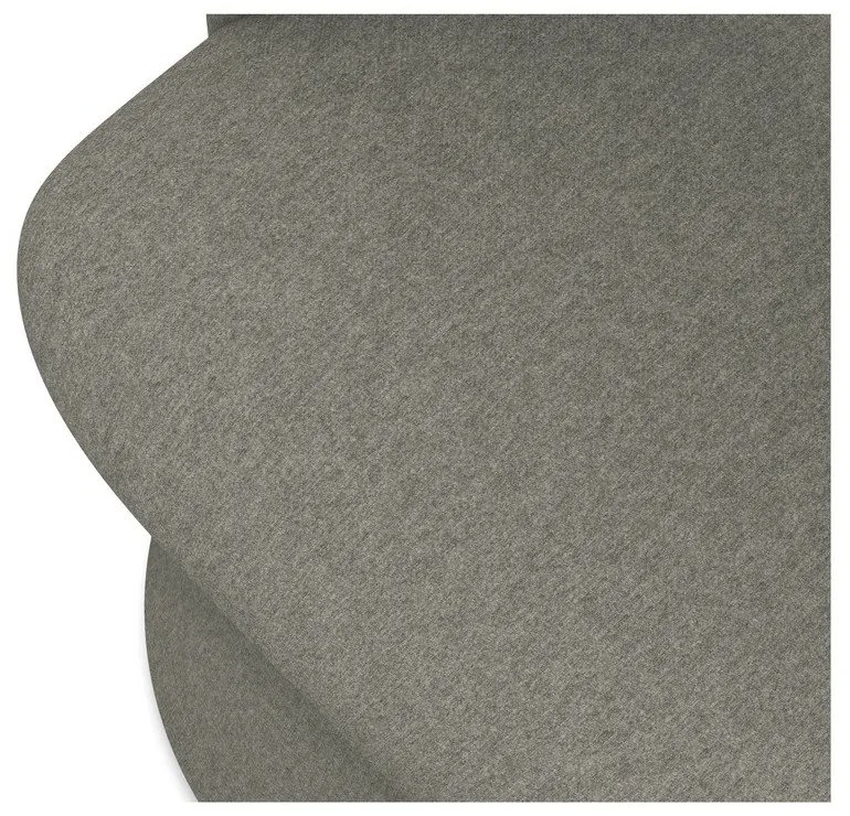 Szürke kárpitozott étkezőfotel Kalo – Makamii