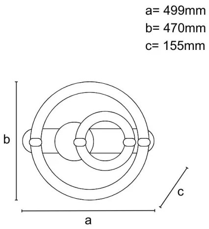 LED dimmelhető mennyezeti lámpatest LED/120W/230V 3000-6500K + távirányító