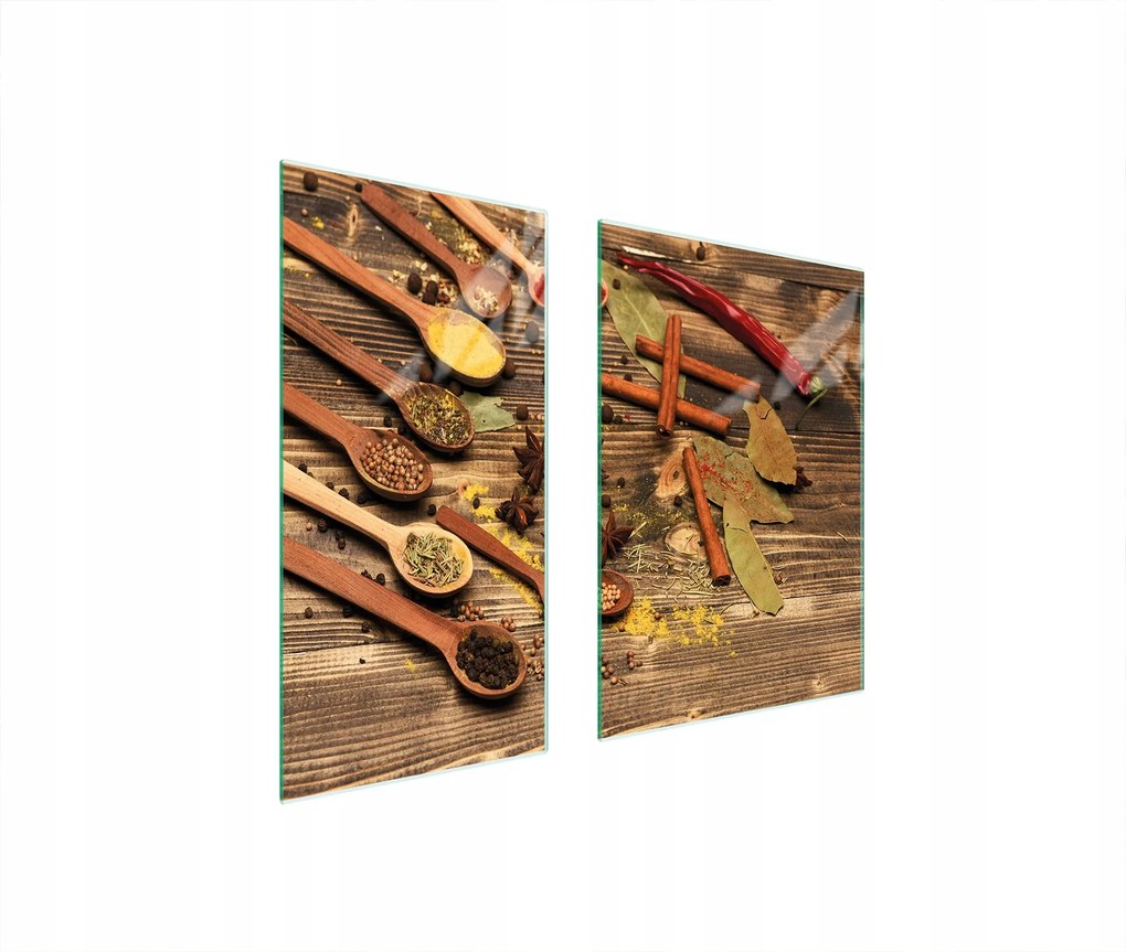 Üveg Védőlap Deszka 75x52 Fűszerek Edzett Üveg