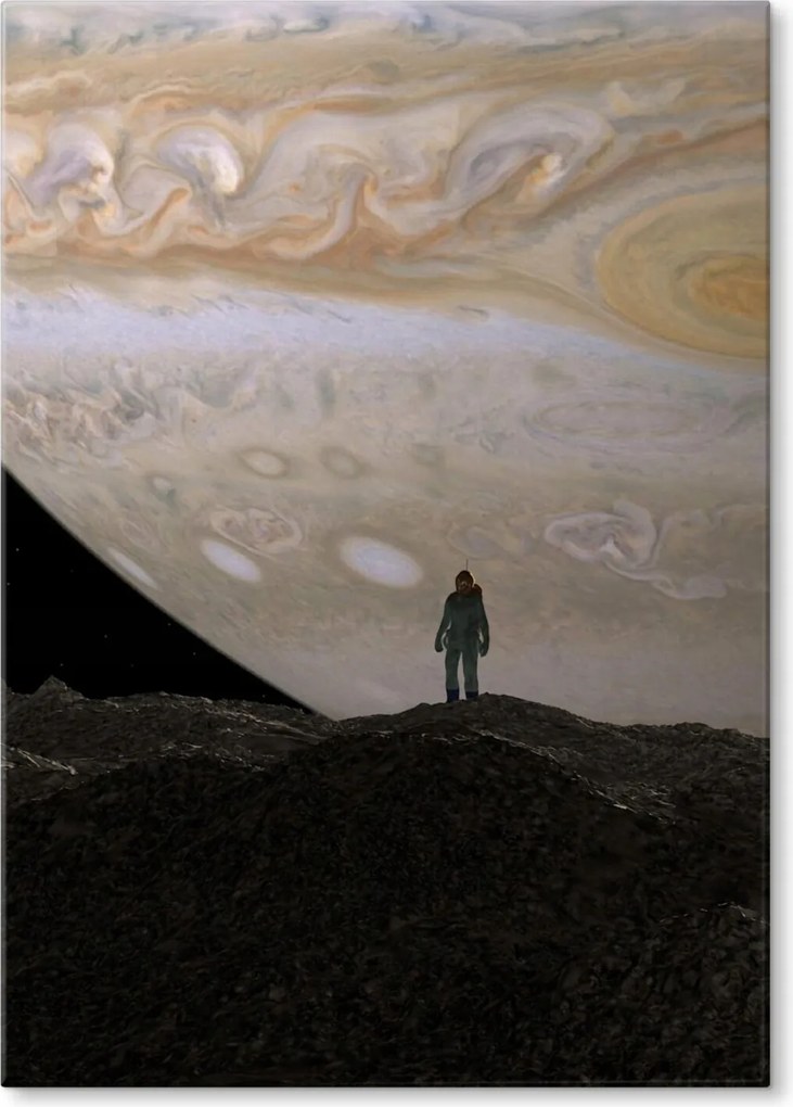 Fém poszter big planet Tábla Tepsi 42 x 59,4 cm +ajándék