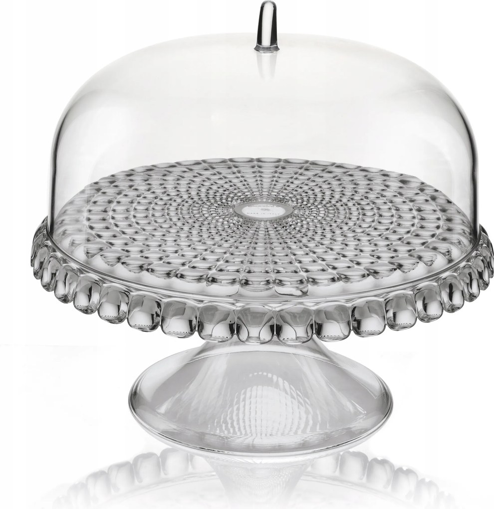 Guzzini Tiffany Tortatartó 30 cm Szürke