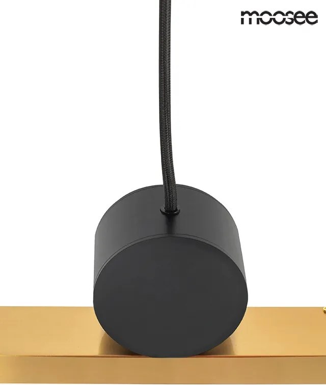 KING HOME MSE010100133 WAND Modern Led Függesztett Lámpa Fekete, Arany LED IP20